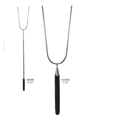 Telescopic BBQ Fork w/grip HDL 11.5" to 35.5"
