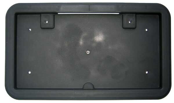 Black License Plate Holder Frame w/ Incandescent Light J-LFB-L