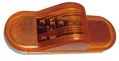 6.5" x 2.25" Marker Light LED Amber Turn w/Grommet & Wire