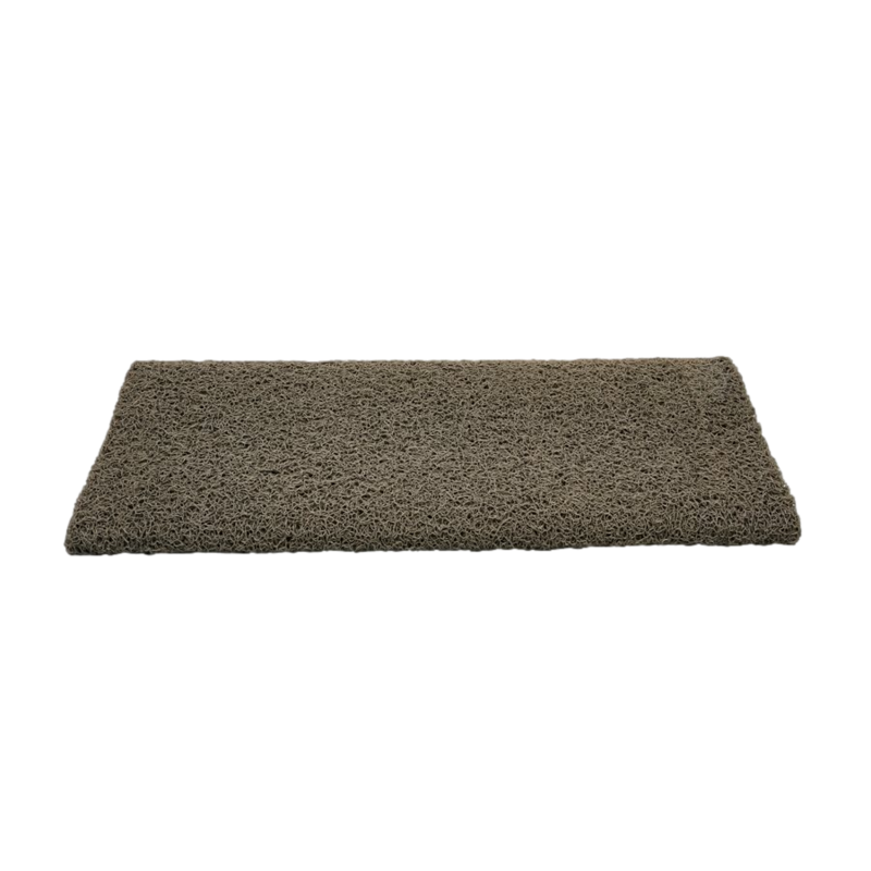 Scrub Rug Premium Step Rug 17.5&quot; x 18&quot; W/UV&amp;TPE Back Gray (42964)