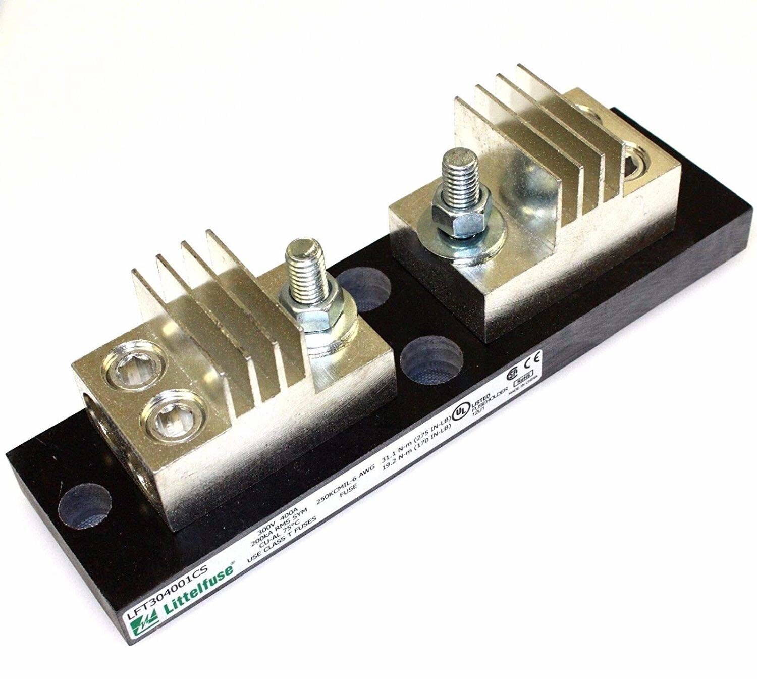 Littlefuse P# LFT304001CS Class T Fuseholder 300V 400A 1Pole