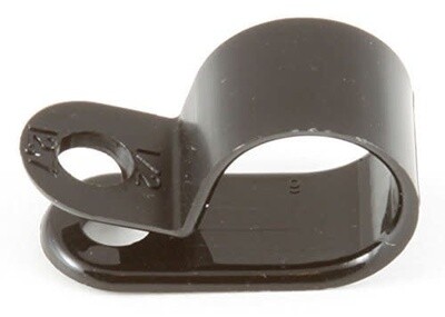 1/2&quot; Black Nylon Cable Clamps - (pack of 50)