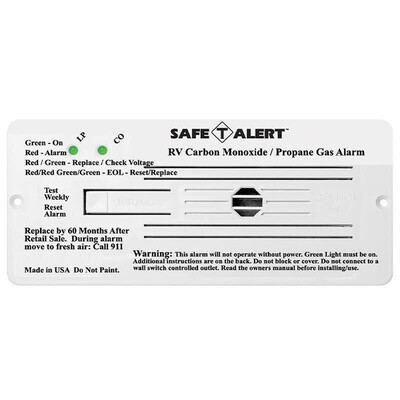 Safe-T-Alert Combination Carbon Monoxide &amp; Propane Flush Mount Alarm ( 35-742-WT )