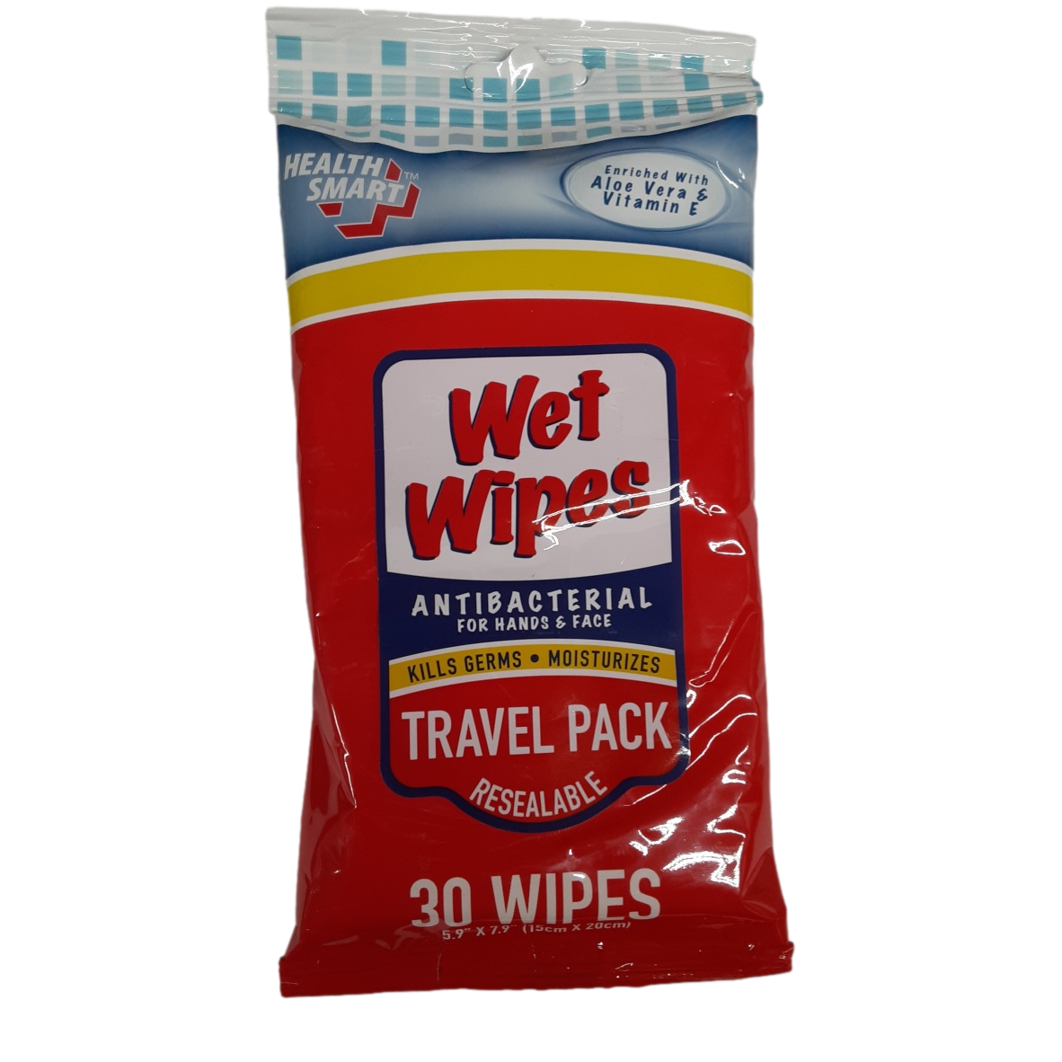 Wet Wipes Antibacterial Travel Size  (69260)
