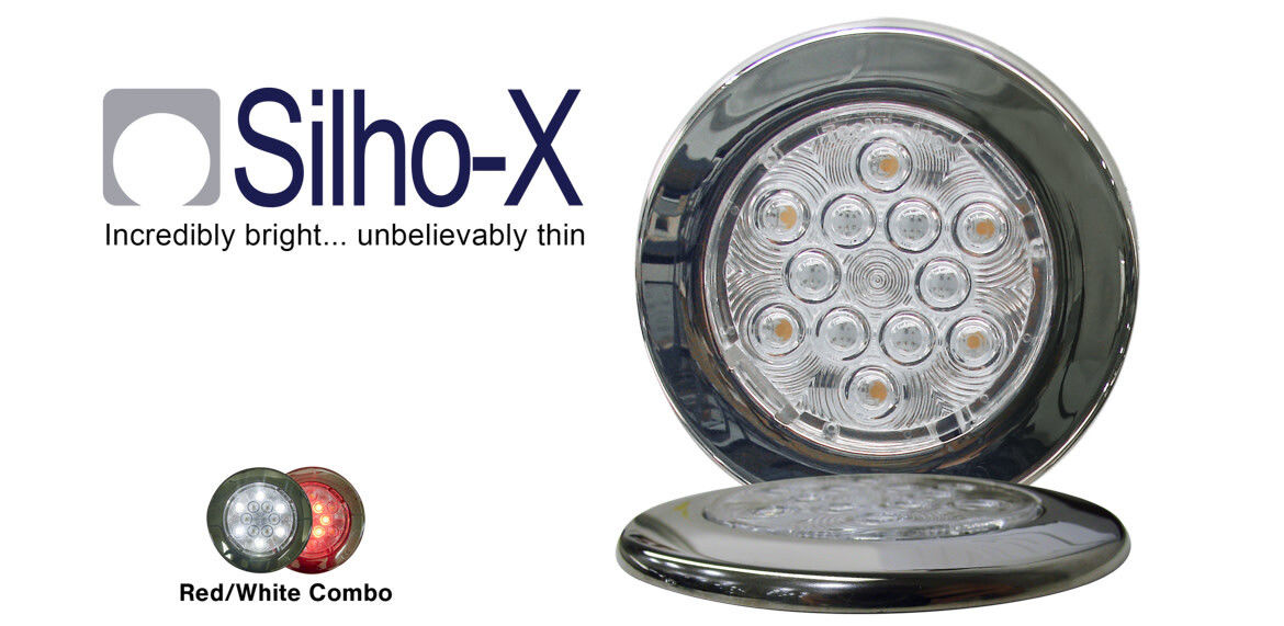 Silho-X 4&quot; Round RGB Light SS Trim Ring E06-3S00-1