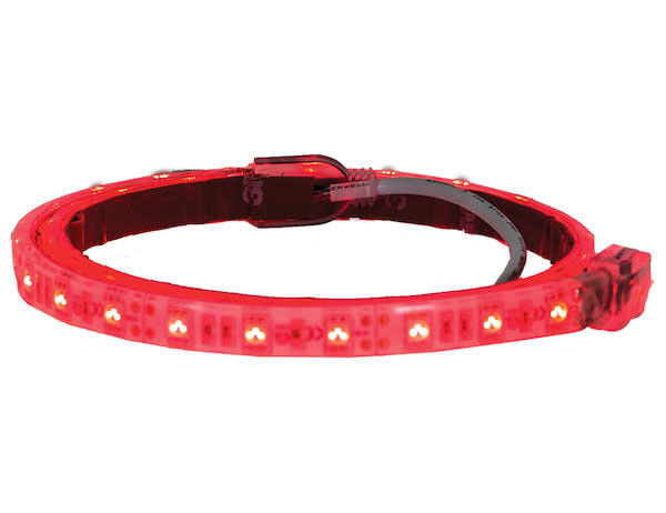 24&quot; 36- LED Strip Light with 3M Adhesive Back -Red   5622638