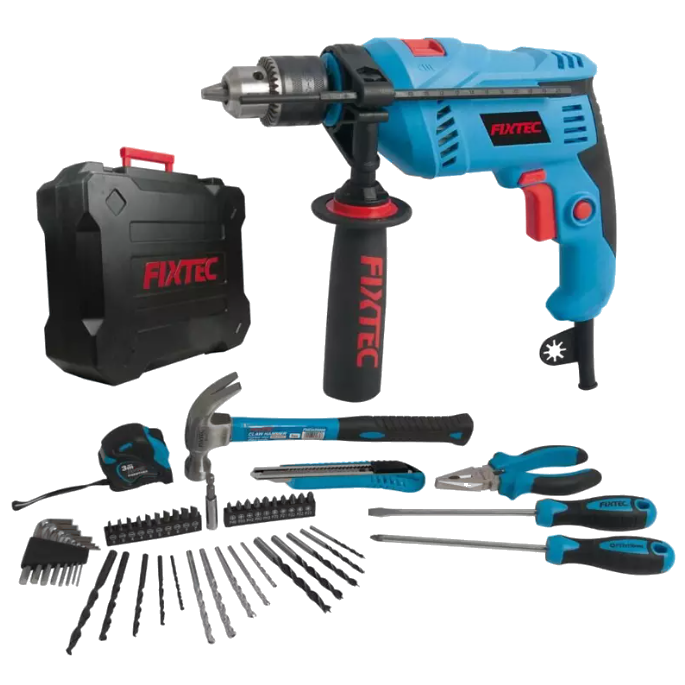 Impact Drill Kit w/50pcs Accessories FID600K50