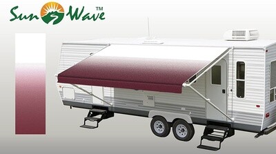 SunWave Awning Fabric Burgundy Fade 20&#39; (approximate Fabric Width 19&#39; 2-3&quot;)