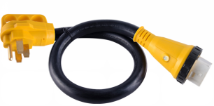 (TEC5025H) 50A RV Extension Cord with Twist-Lock Connector and Grip Handle 6/3+8/1 25ft