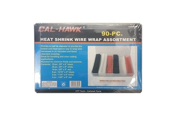 90pc Heat Shrink Wire Wrap Assortment  CZWR90P