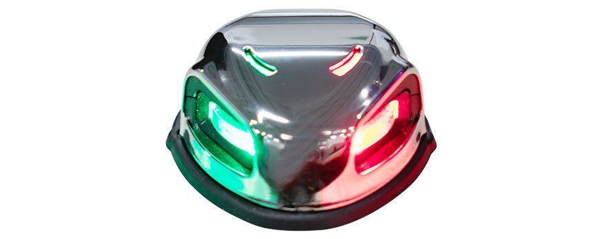 Bi-Color Navigation Light Stainless Cover (M20-2S00-1)