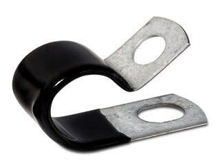 1&quot; Vinyl Coated Clamp 1/2 Inch Wide - 20 Pack