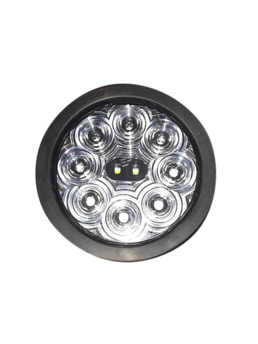 Hi Visibility 4&quot; Round STTR Clear Lens Grommet Mount Tri-Pole (T45-RC0T-1 Kit)