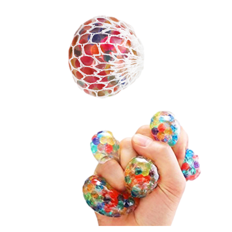Mesh Squish Ball (Rainbow)  Discontinued