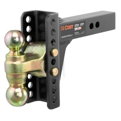 Adjustable Channel Mount With Dual Ball (2&quot; Shank, 14,000 LBS., 6&quot; Drop) #45900