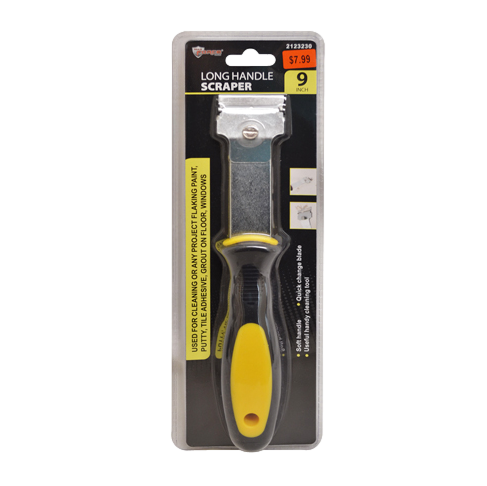 Long Handle Scraper w/Rubber Grip Handle (2123230C)
