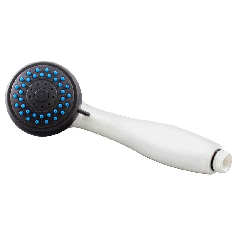 3-Function Handheld Plastic Shower Head  White (PF276052)