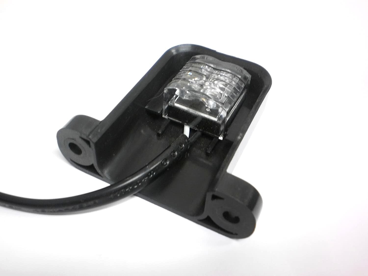 Black Base License Lamp Vertical Plane Mount L10-WB00-1