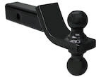 Buyers Towing Ball Mount With Dual Black Balls - 2&quot; &amp; 2-5/16&quot; Balls (1803215)