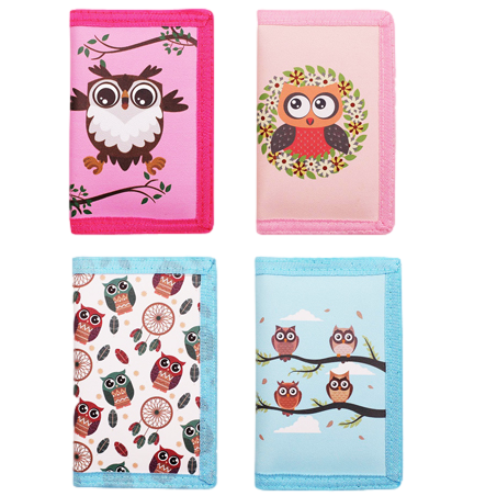 Owl Tri-Fold Wallet