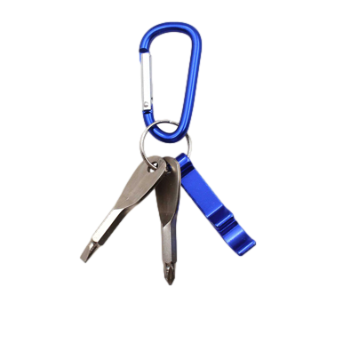 Bottle Opener and Screwdrivers Carabiner Keychain (3-IN-1) (2222929) Discontinued