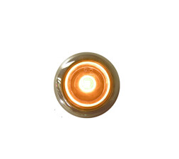 3/4&quot; Waterproof LED Mini Clear Lens Amber Diode (S34-AC00-1)