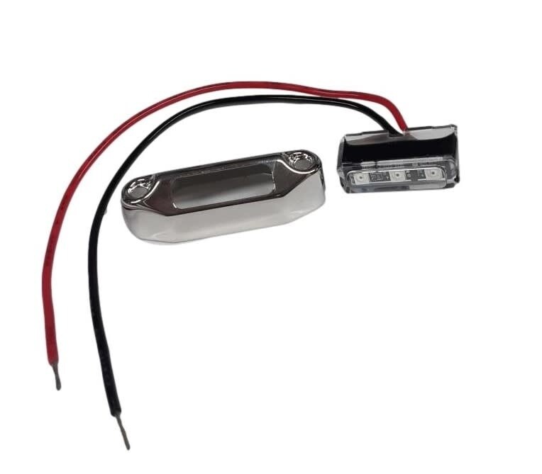 Mini Light Red Lamp w/SS 45° Cover D03-R000-1 (Kit)