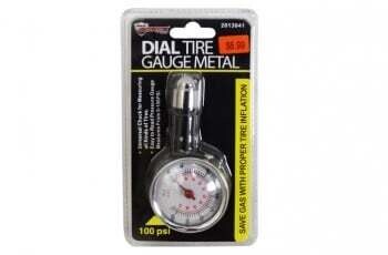 Dial Tire Gauge (Metal)