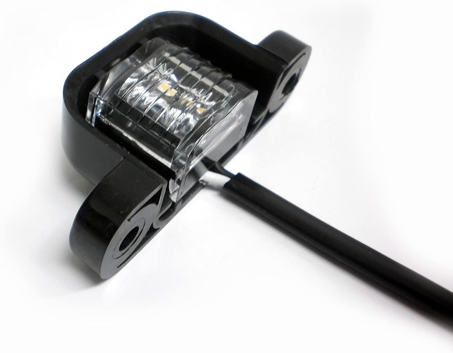 Black Base License Lamp Horizontal Plane Mount (L11-WB00-1)