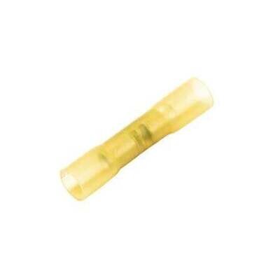 Yellow Heat Shrink Butt Connector 12-10 AWG