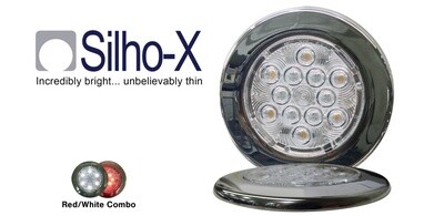 Silho-X 4&quot; Round Cool White Light SS Trim Ring (E06-WS00-1)