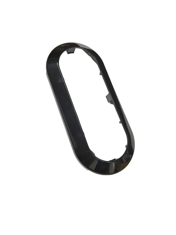 6" Oval Surface Mount Trim Ring Black T61-0B00-1