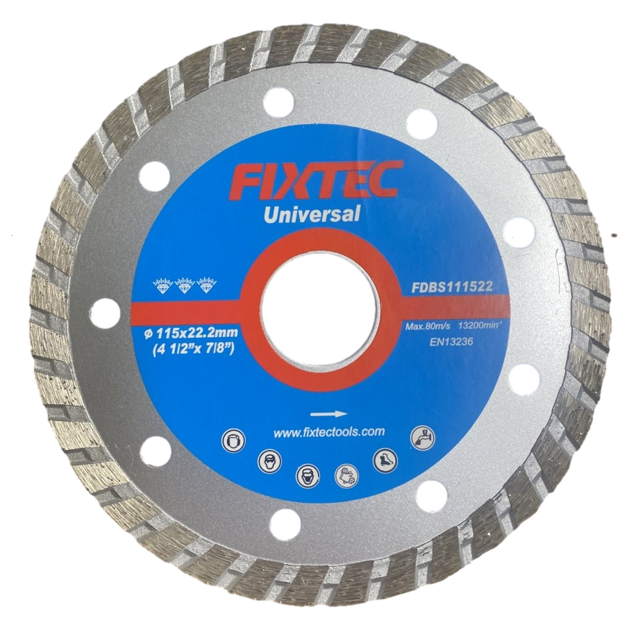 Universal Turbo Rim Diamond Cutting Blade 4.5&quot; x 7/8&quot; (FDBS111522)