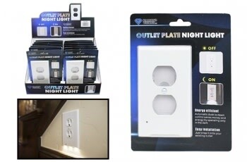 Outlet Plate LED Night Light  (08-2569)