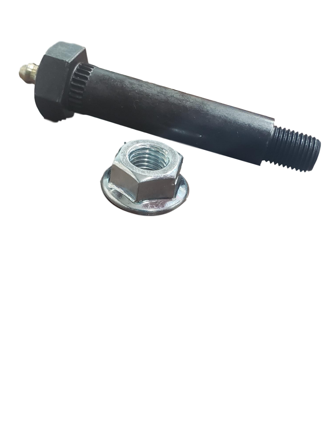 3.25&quot; Greaseable Axle Bolt (Step-Down) w/7/16&quot; Locking Flange Nut (Kit)