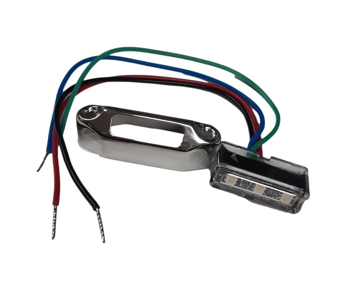 Mini Light RGB (Red/Green/Blue) Light w/SS 45° Cover D03-3000-1 (Kit)
