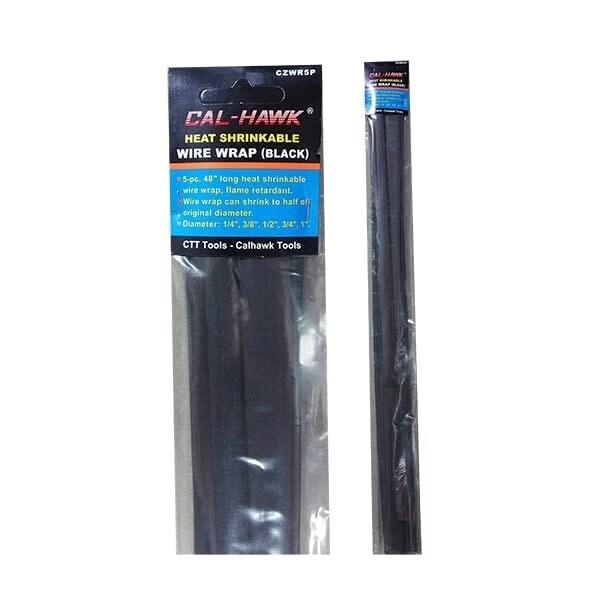 Wire Wrap Heat shrinkable 5pc- Black Asst