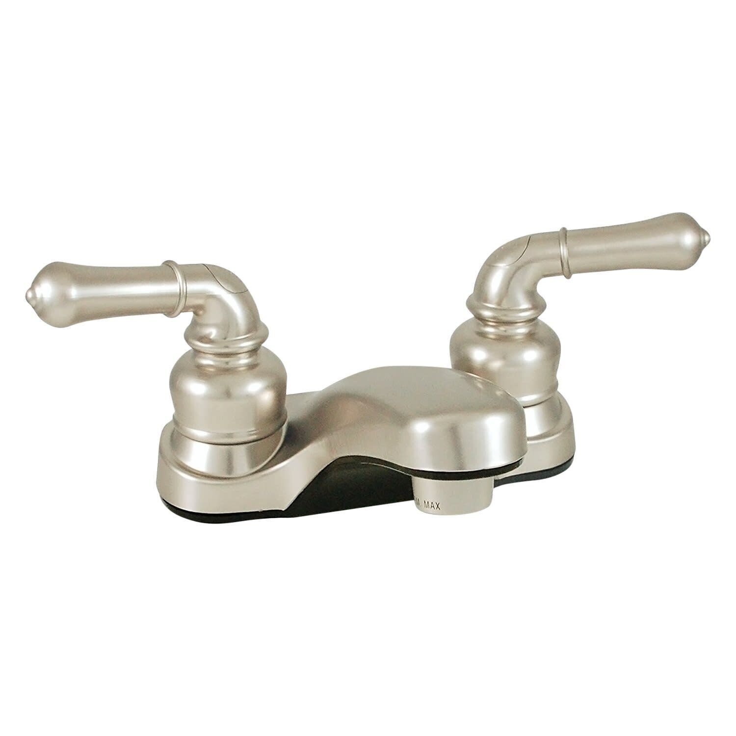 4" Non Metallic Lavatory Faucet W/Teapot Handles Brushed Nickel (U-YNN77N-E)