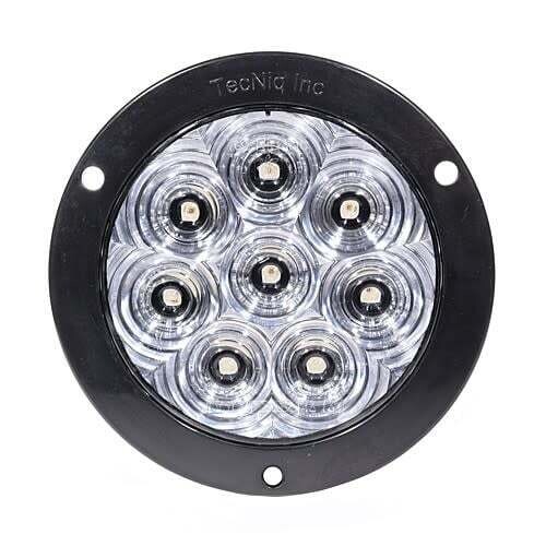 Hi Visibility 4&quot; Round STT Clear Lens Flange Mount Tri-Pole (T46-RCFT-1 Kit)