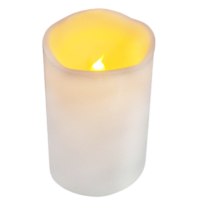 Wax LED Candle (Large) Vanilla Scented  (08-1133)