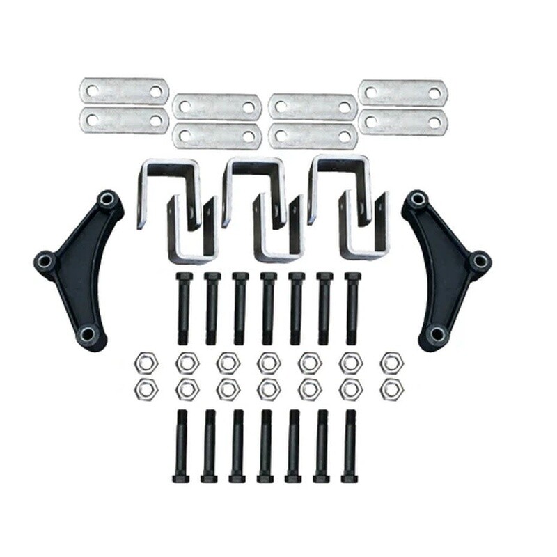 5200-7000# Tandem Axle Hanger Kit with 3.25&quot; Bolts 9/16&quot;