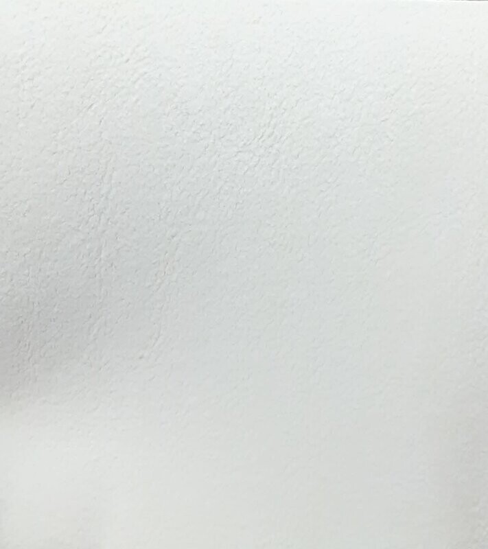 4.5&#39; UltraLeather Suede Impala Snow White Upholstery - by the linear ft