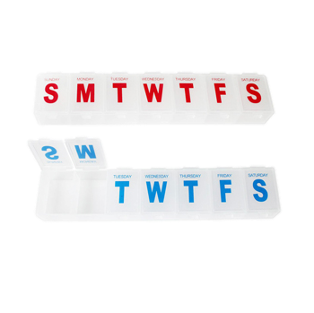Compact 7 Day Pill Box