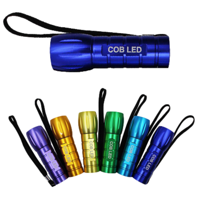 COB LED Flashlight (Bright Colors) (08-1738)