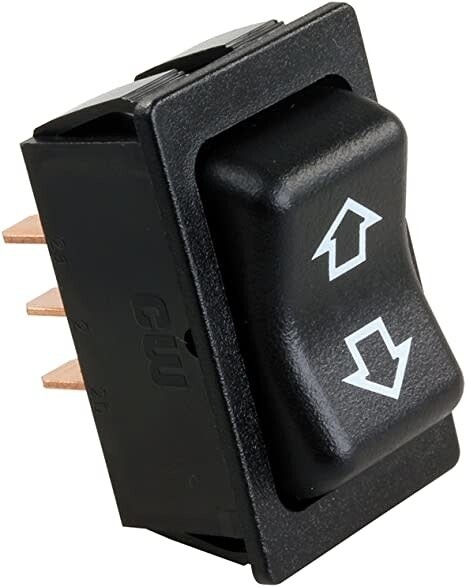 Slide Out Switch 5 Prong Black