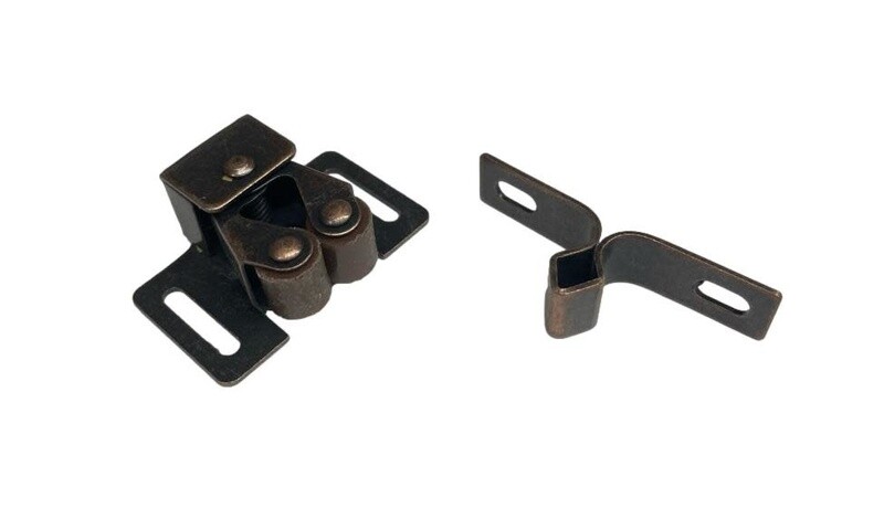 Bronze Double Roller Catch - Single
