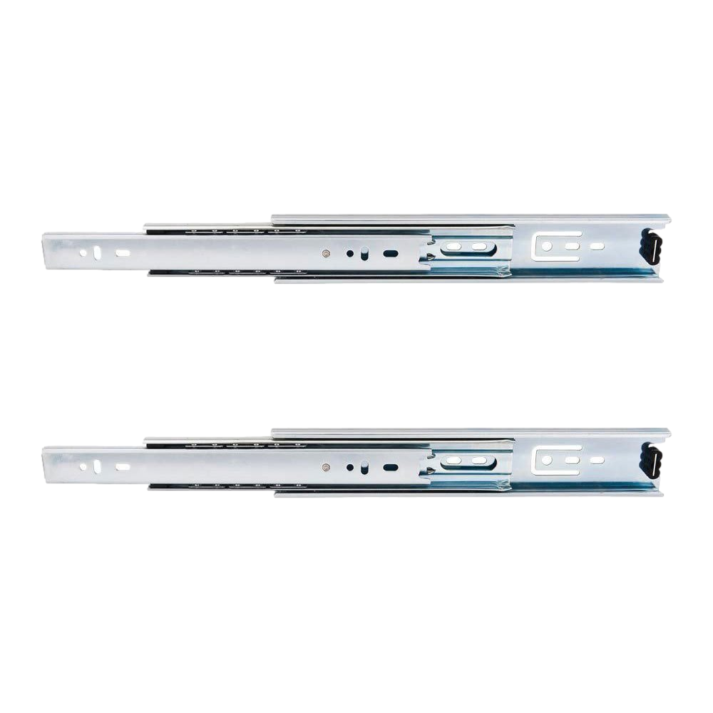 Hardware Resources 10 Inch Full Extension Side Mount Ball Bearing Drawer Slide- Pair New Surplus