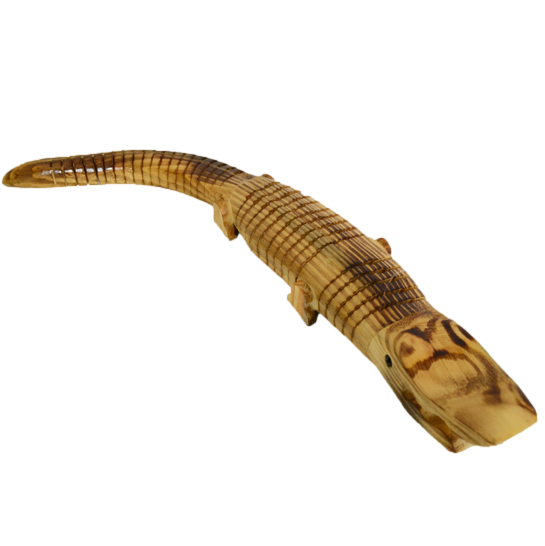 11.5&quot; Wooden Alligator (40-10042)