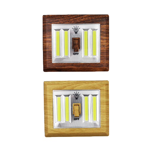 Wood Grain Dual COB LED Light Switch Discontinued