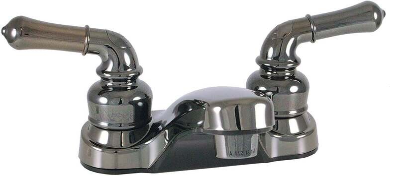 4" Lavatory Faucet W/Teapot Lever Handles Chrome (U-YCH77-E)
